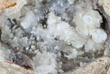 Crystal Filled Dugway Geode (Polished Half) - Utah #176753-1